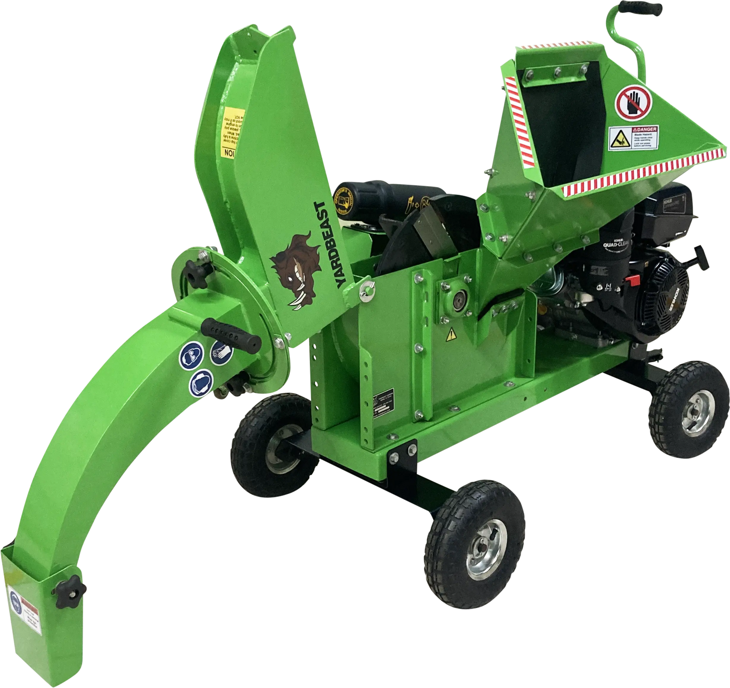 Yardbeast 3514 ATV Tow-Behind Chipper Shredder, 3.5" Capacity, 429cc Kohler Engine