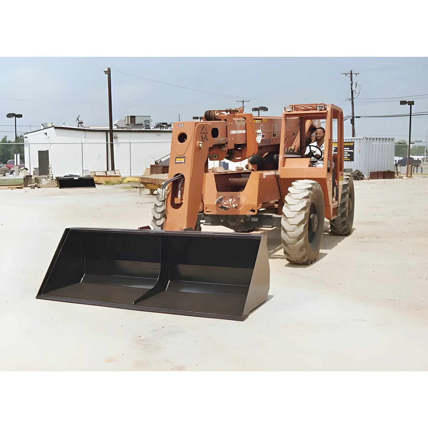 Star Industries 1496HB | 95'' Quick Tach Forklift Bucket | Hi-Back