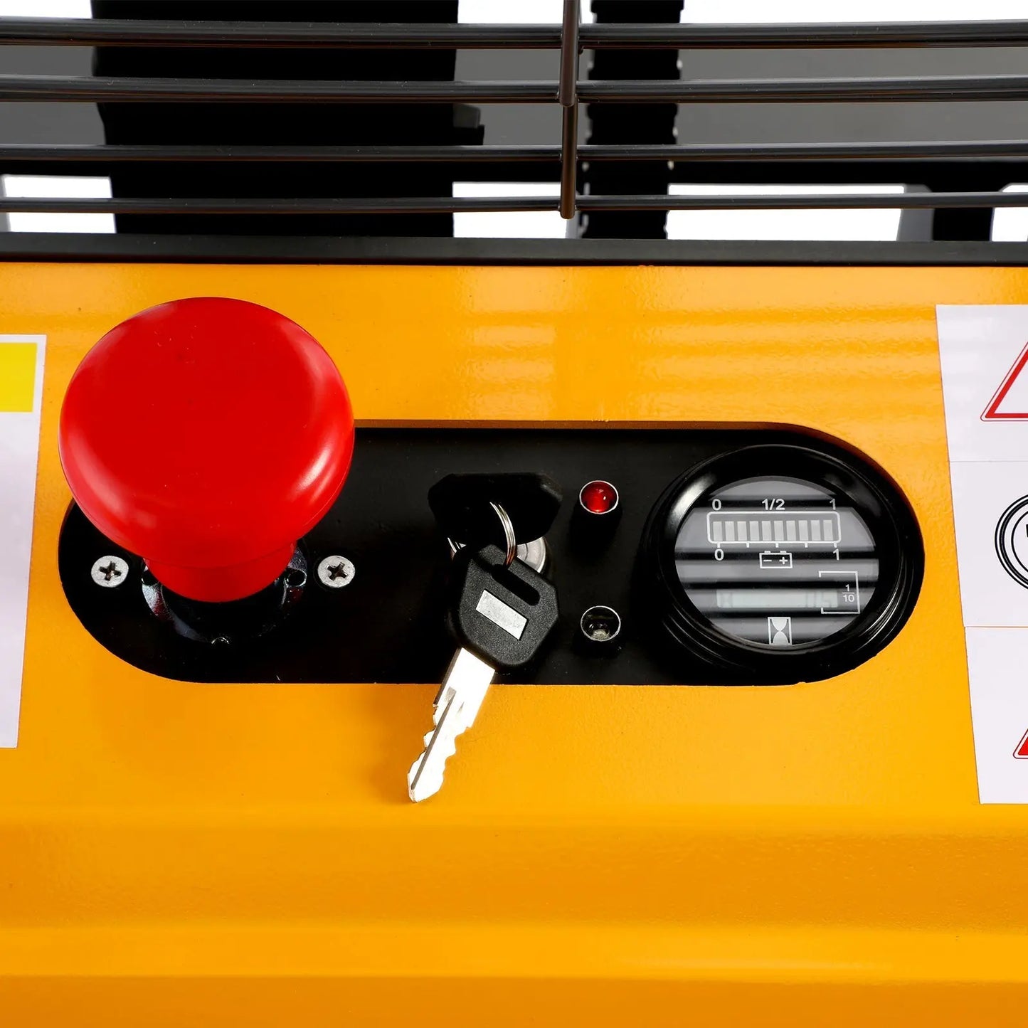 Electric Straddle Stacker key slot
