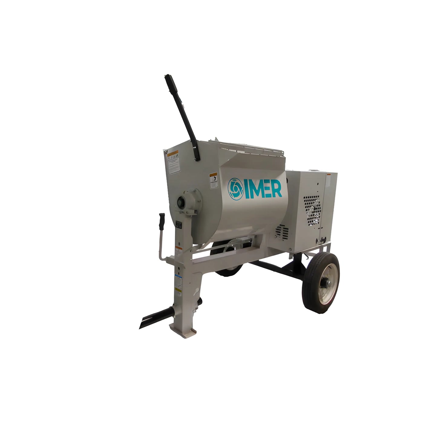 IMER HSM 6-1130062 | Horizontal Shaft Mortar Mixer | 6 cu ft Steel Drum