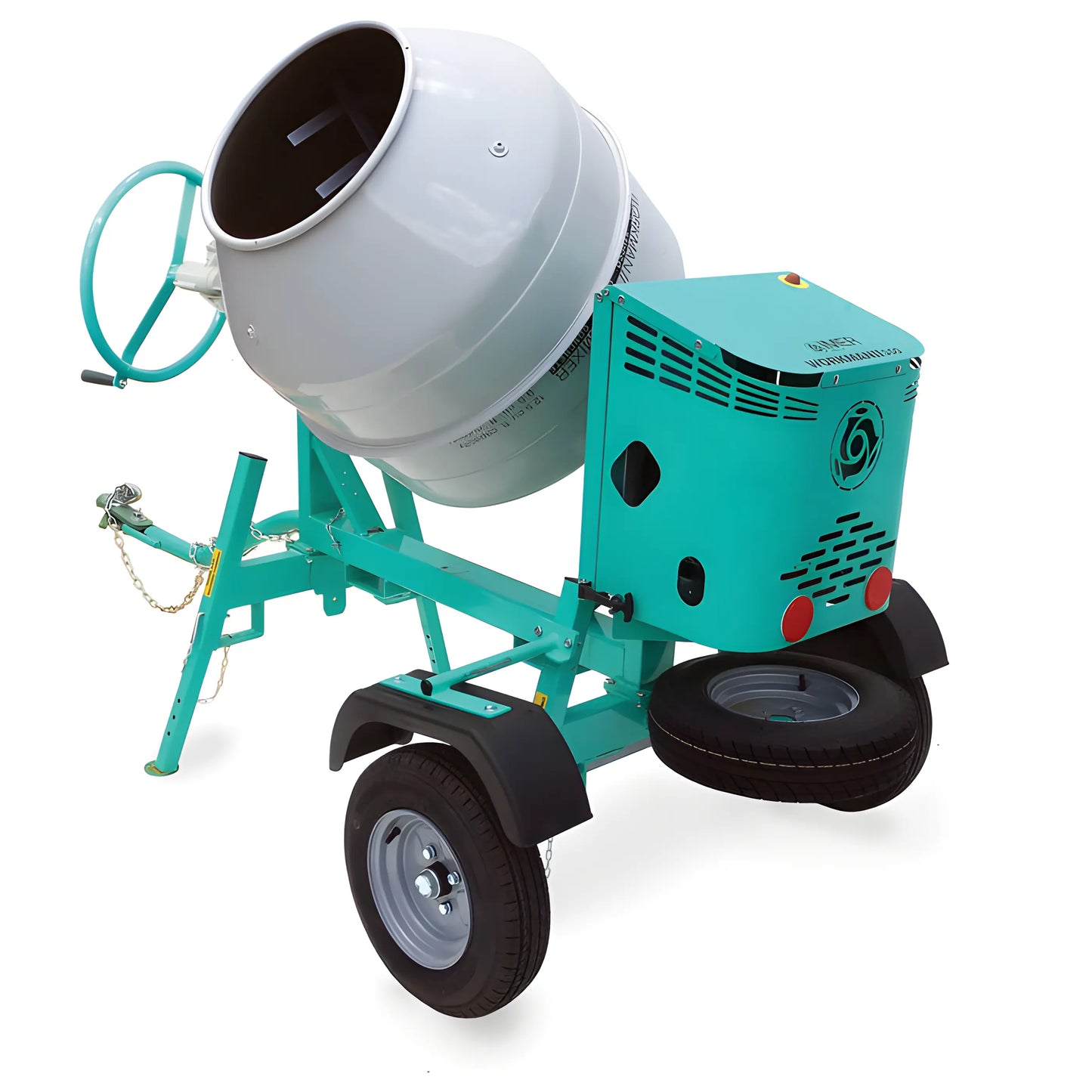 IMER 1105863 | Workman II 350 Towable Multi-mixer | 1.5 HP | Steel Drum