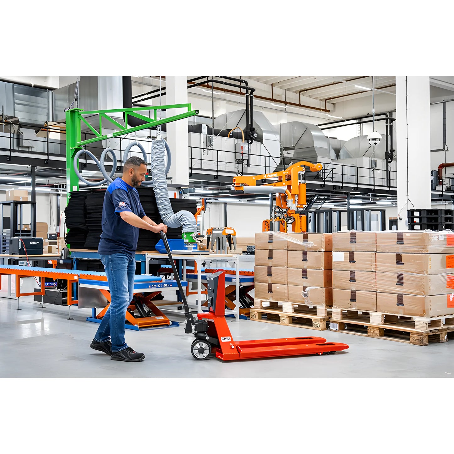 RAVAS | 320 Hand Pallet Jack with Scale