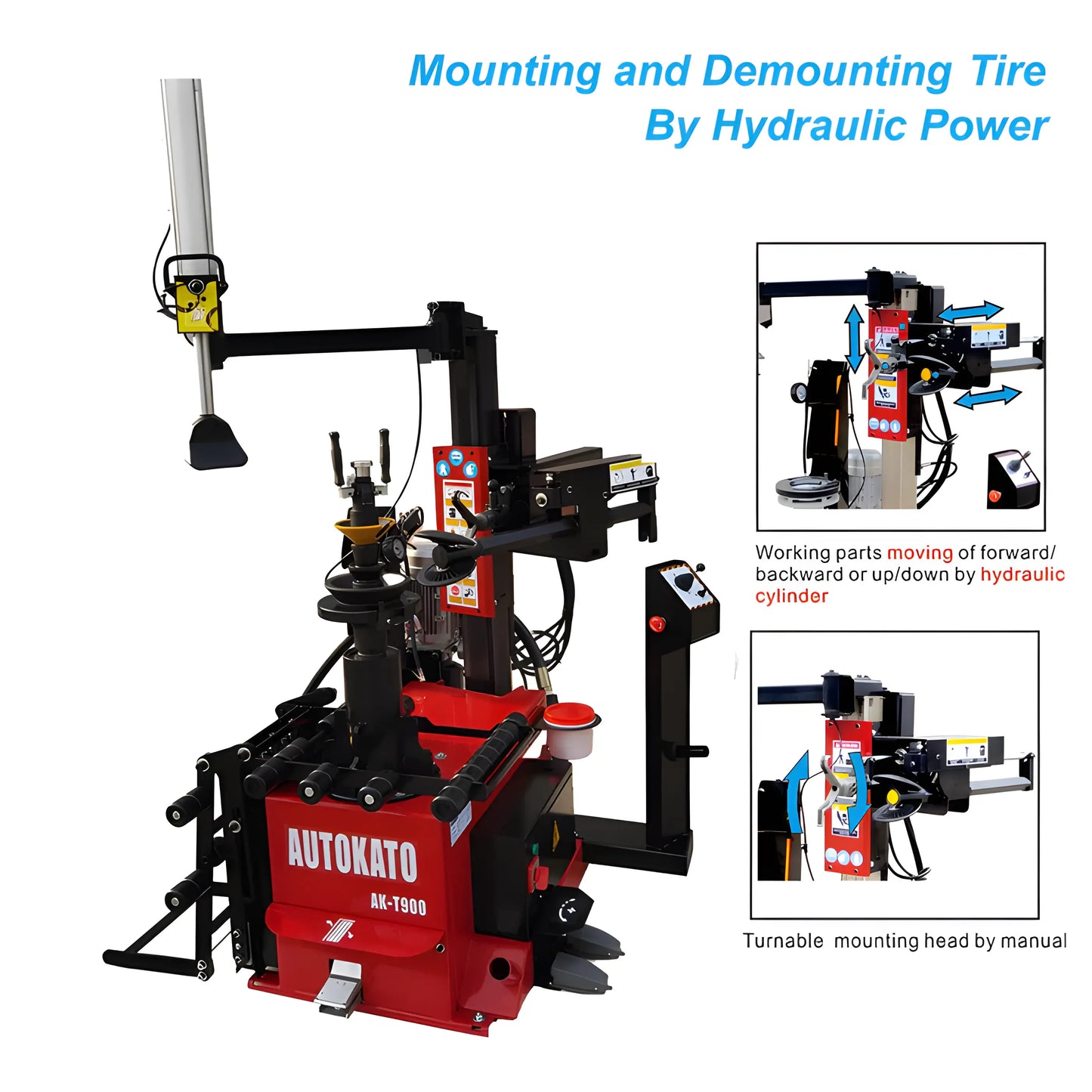 Tire Changer | Center Post | 2HP | Katool KT-T900