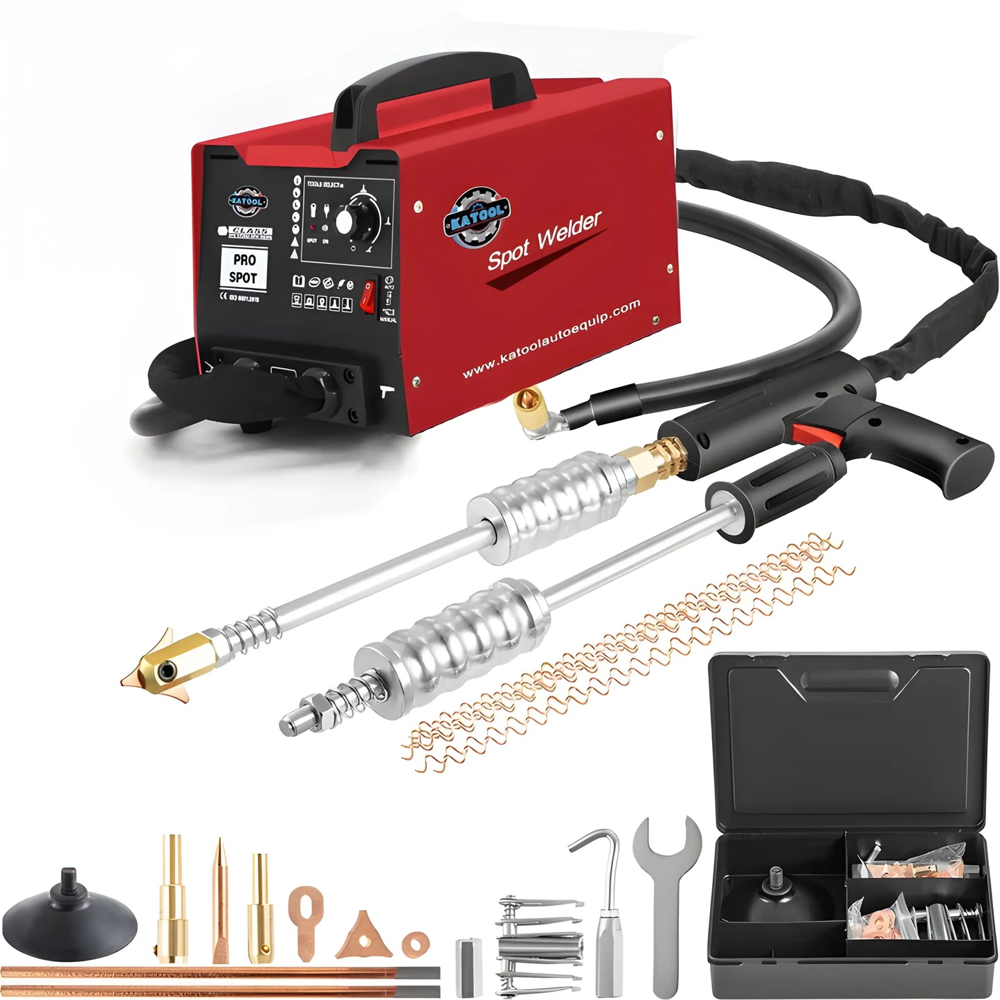 Katool Dent Puller Spot Welder Kit with Essential Tools for Automotive Repair