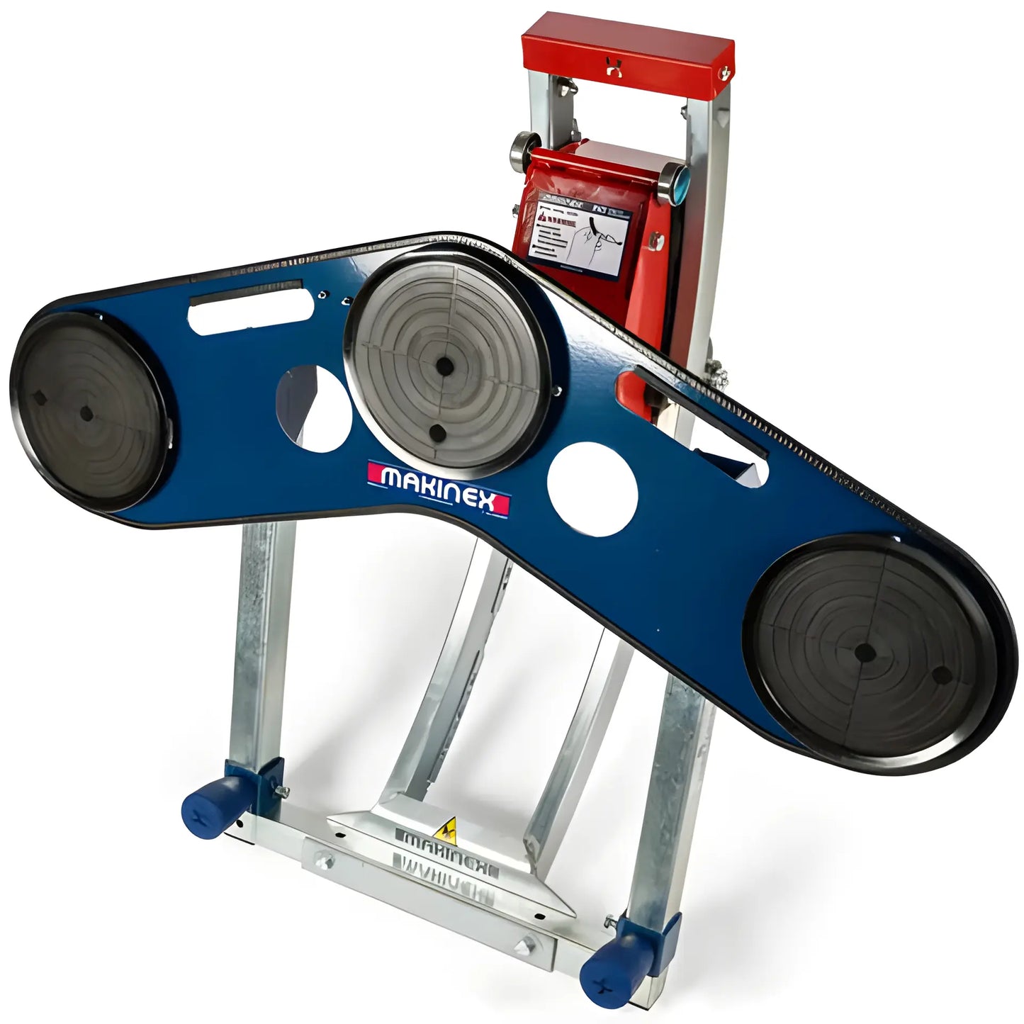 Makinex 5555-Glass heavy-duty glass lifting tool with suction pads and metal frame