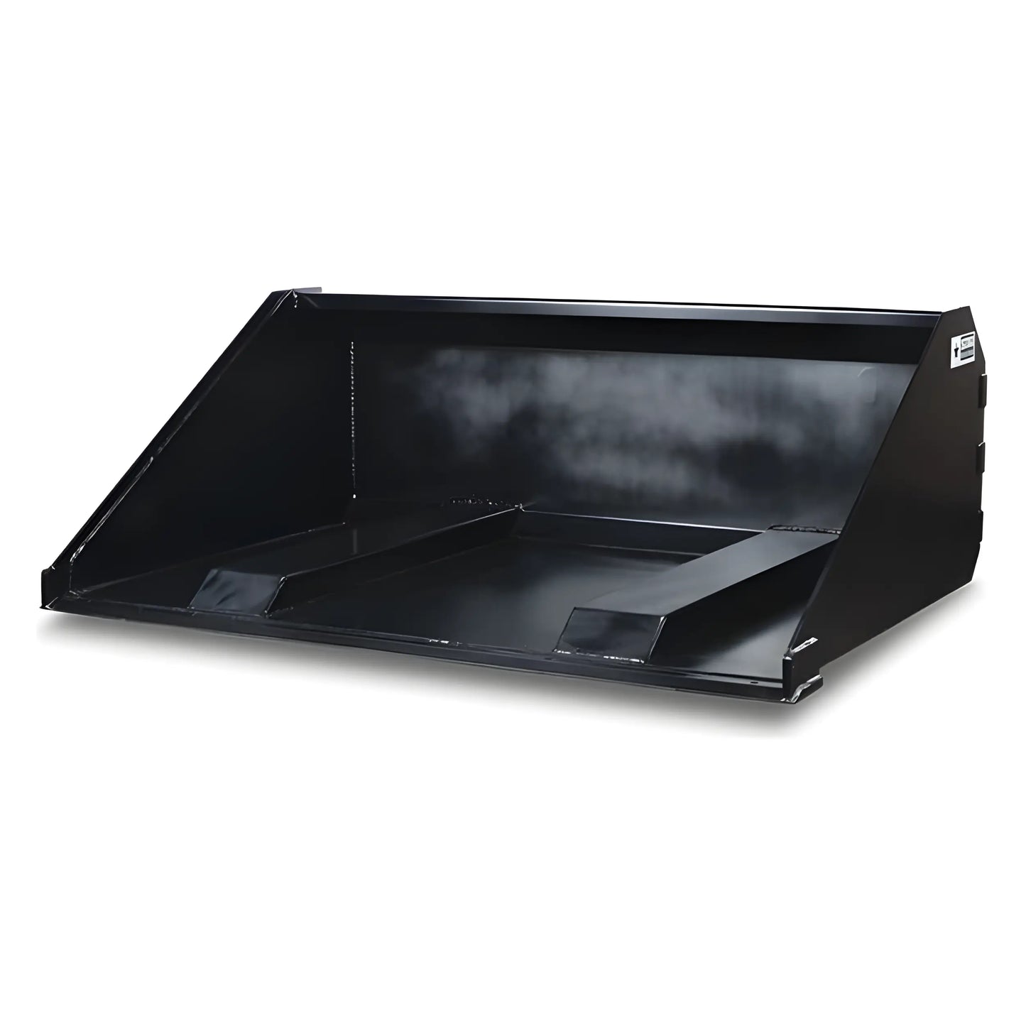 Black heavy-duty Star Industries 1408B loader bucket attachment for construction equipment