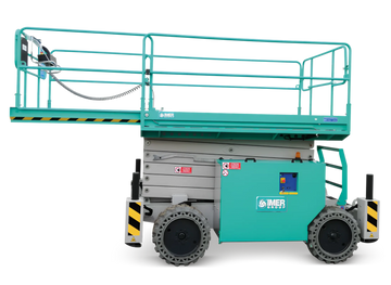 IMER 1128676 IM 7043 RT E | Rough Terrain Electric Scissor Lift | 49 ft Working Height
