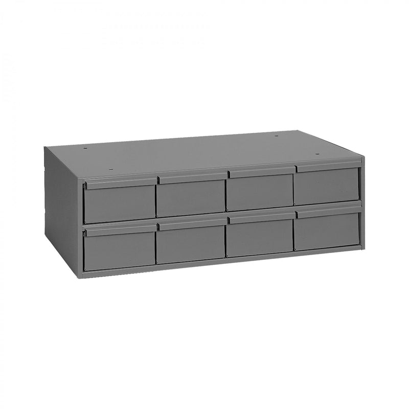 Durham 8 Drawers, 11-5/8" Deep, Steel Construction, For Small Part Storage, Gray