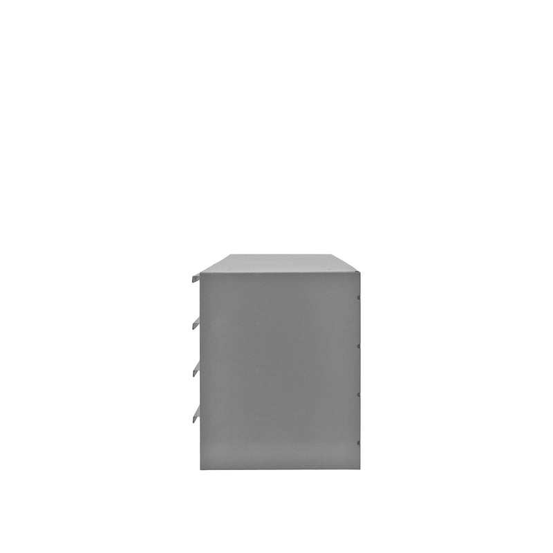 Durham 24 Drawers, 11-5/8" Deep, Steel Construction, For Small Part Storage, Gray