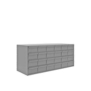 Durham 24 Drawers, 11-5/8" Deep, Steel Construction, For Small Part Storage, Gray