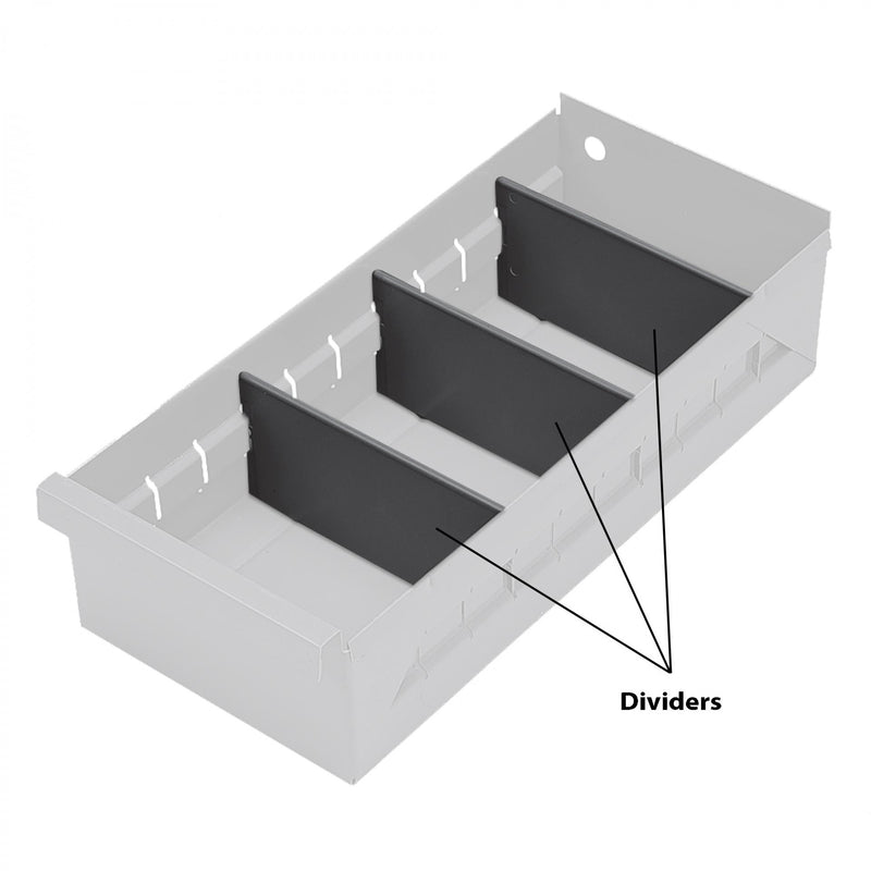Durham Divider For Drawers 2-3/4″ High, Bag of 12, Plastic