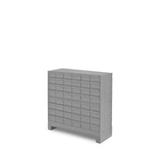 Durham 48 Drawers, 12-1/4" Deep, Steel Construction, For Small Part Storage, Gray