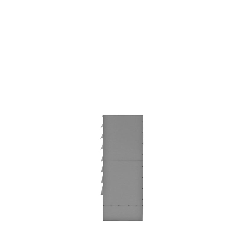 Durham 48 Drawers, 12-1/4" Deep, Steel Construction, For Small Part Storage, Gray