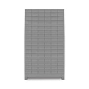 Durham 96 Drawers, 12-1/4" Deep, Steel Construction, For Small Part Storage, Gray