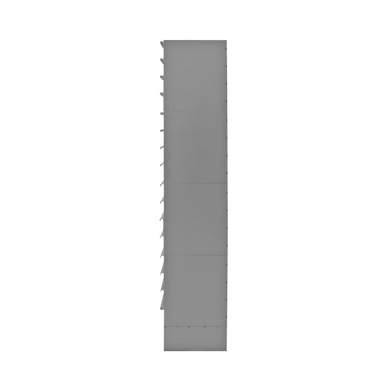 Durham 96 Drawers, 12-1/4" Deep, Steel Construction, For Small Part Storage, Gray