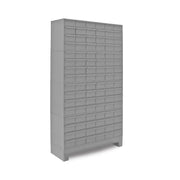 Durham 96 Drawers, 12-1/4" Deep, Steel Construction, For Small Part Storage, Gray