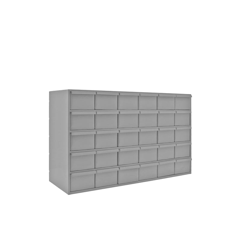 Durham 30 Drawers, 11-5/8" Deep, Steel Construction, For Small Part Storage, Gray