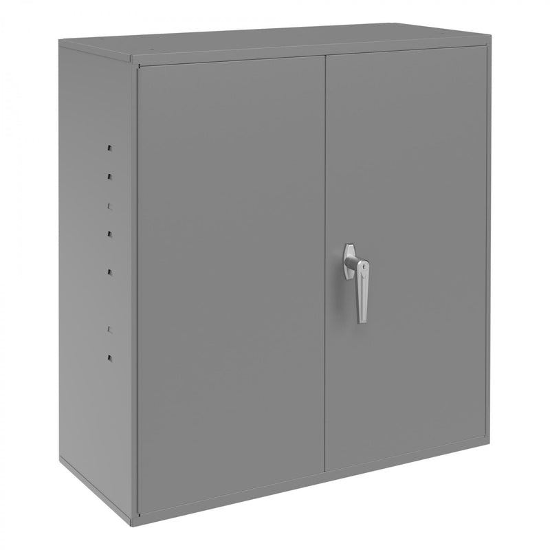 Durham Wall Mounted Storage Cabinet, 20 Gauge, 3 Shelves, 2 Doors, Pad Lockable Hasp