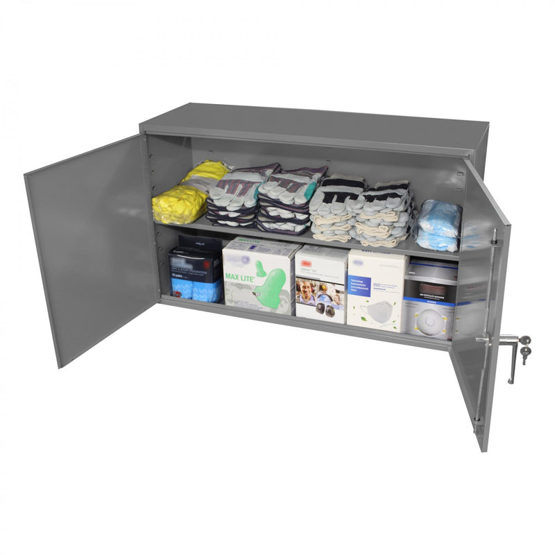 Durham Utility Cabinet, 1 Adjustable Shelf, 35-5/16 x 11-7/8 x 21-7/16
