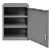 Durham Wall Mounted Storage Cabinet, 18 Gauge, 3 Shelves, 1 Door