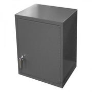 Durham Wall Mounted Storage Cabinet, 18 Gauge, 3 Shelves, 1 Door