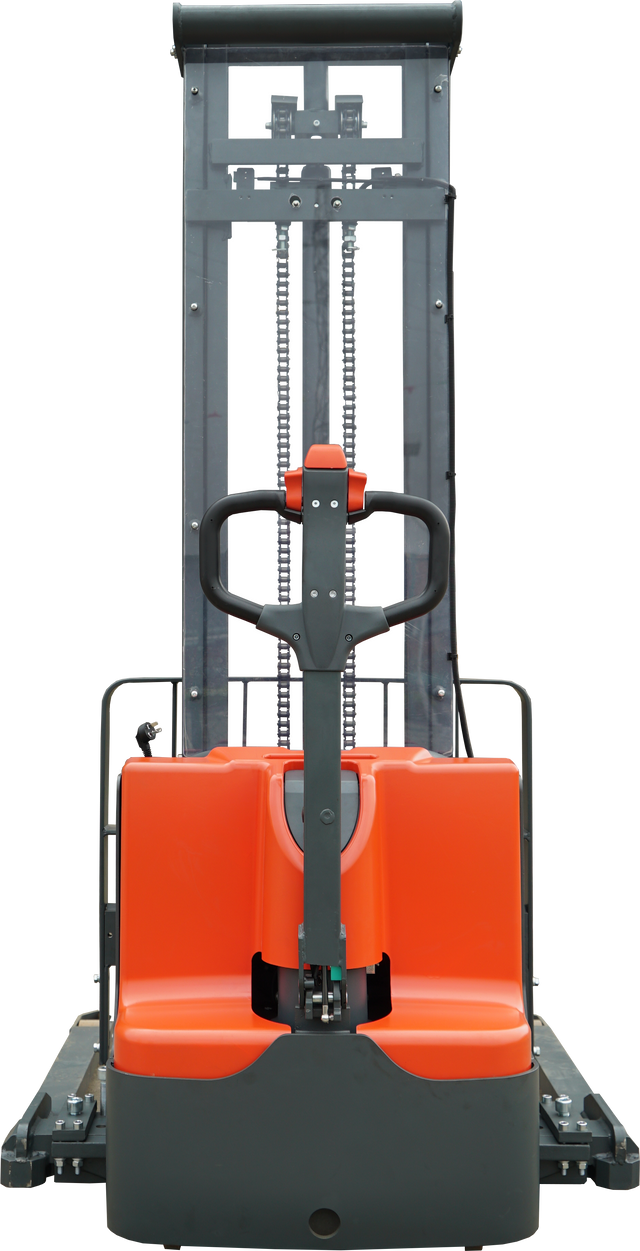 Ballymore 45" Fork Electric Straddle Stacker with 138" Lift Ht and 2200lbs Cap - BALLYPAL22LSL138