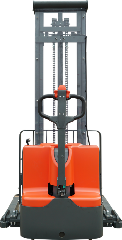 Ballymore 45" Fork Electric Straddle Stacker with 138" Lift Ht and 2200lbs Cap - BALLYPAL22LSL138