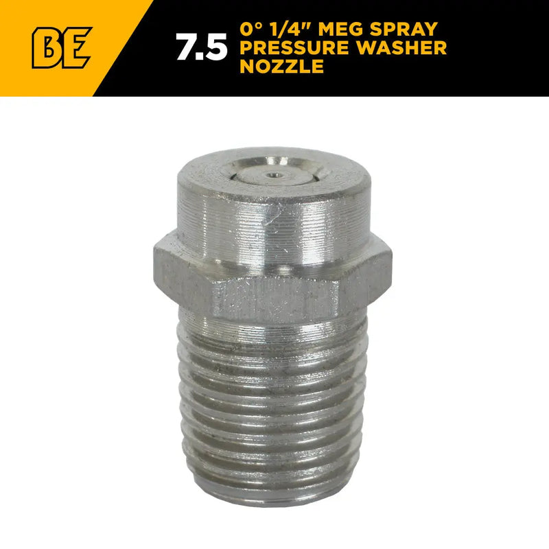 0° MEG Pressure Washer Nozzle - 7.5 Orifice BE Power Equipment