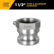 1-1/2" Type A Aluminum Camlock BE Power Equipment