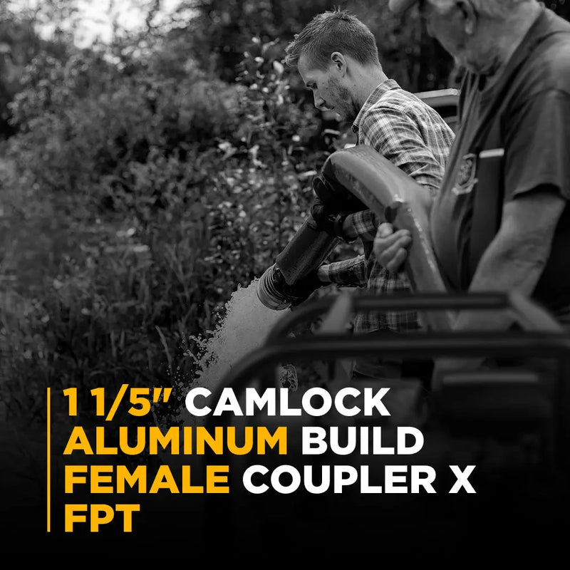 1-1/2" Type D Aluminum Camlock BE Power Equipment