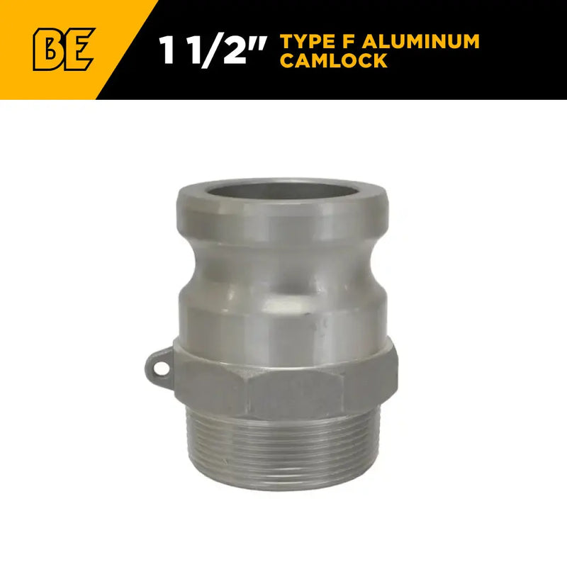 1-1/2" Type F Aluminum Camlock BE Power Equipment