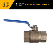 1-1/4" Full Port Ball Valve BE Power Equipment