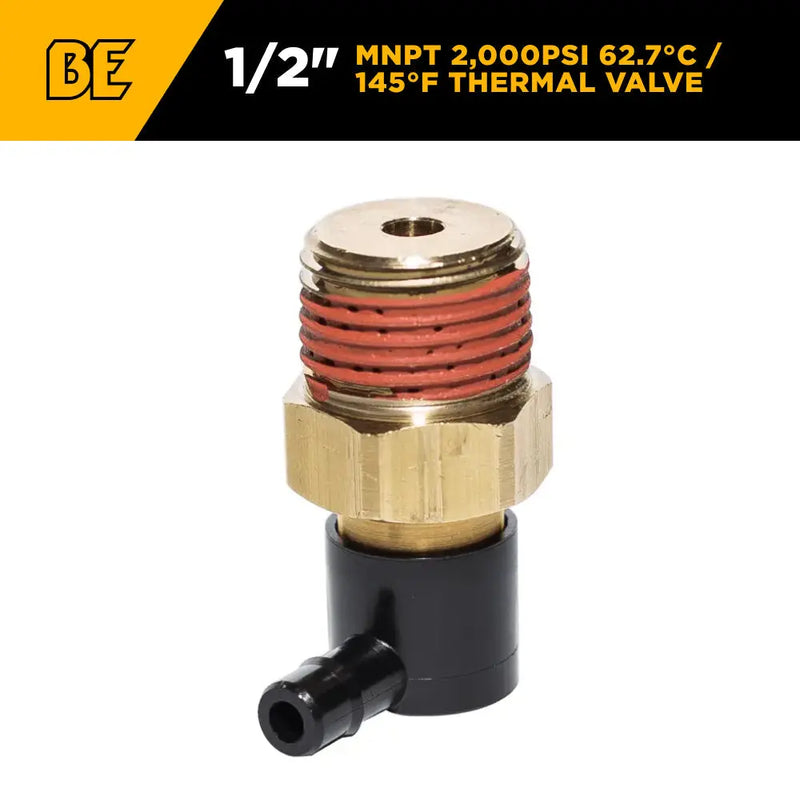 1/2" MNPT 2,000PSI 62.7°C / 145°F Thermal Valve BE Power Equipment
