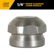 1/4" Drain Cleaning Laser Nozzle - 6.5 Orifice BE Power Equipment