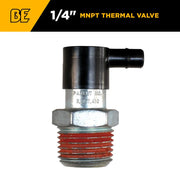 1/4" MNPT 2,000PSI 62.7°C / 145°F Thermal Valve BE Power Equipment