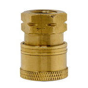 1/4" Quick Connect FNPT Coupler – Brass BE Power Equipment