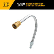 1/4" Quick Connect Gutter Cleaner BE Power Equipment
