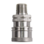1/4" Quick Connect MNPT Stainless Steel Coupler BE Power Equipment