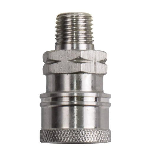 1/4" Quick Connect MNPT Stainless Steel Coupler BE Power Equipment