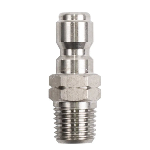 1/4" Quick Connect MNPT Stainless Steel Plug BE Power Equipment