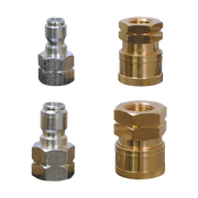 1/4" & 3/8" Female Quick Connect Coupler and Fitting Kit BE Power Equipment