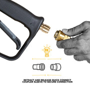 1/4" & 3/8" Female Quick Connect Coupler and Fitting Kit BE Power Equipment