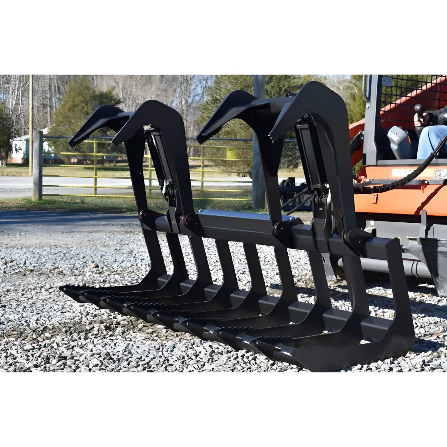 Loflin Fabrication Compact Tractor Root Grapple