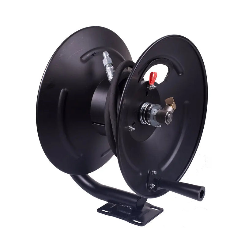 100' High Pressure Hose Reel Kit with Whip Hose BE Power Equipment
