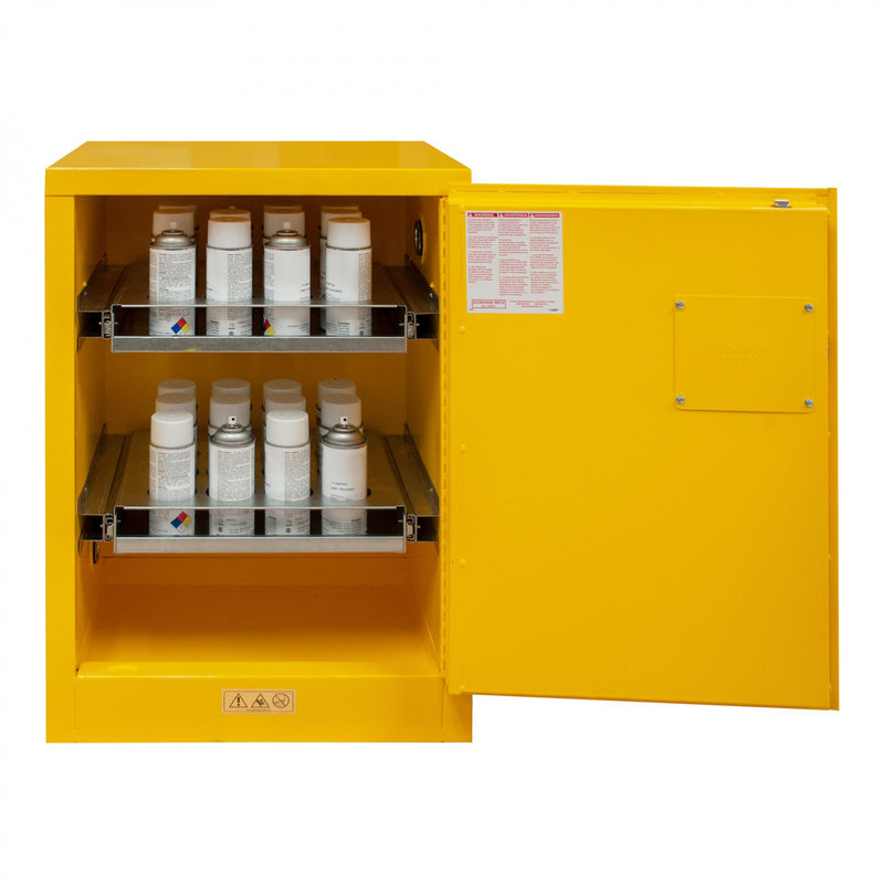 Durham FM Approved, Flammable Storage Cabinet, Accommodates 24 Standard 12 oz. cans, 1 Door