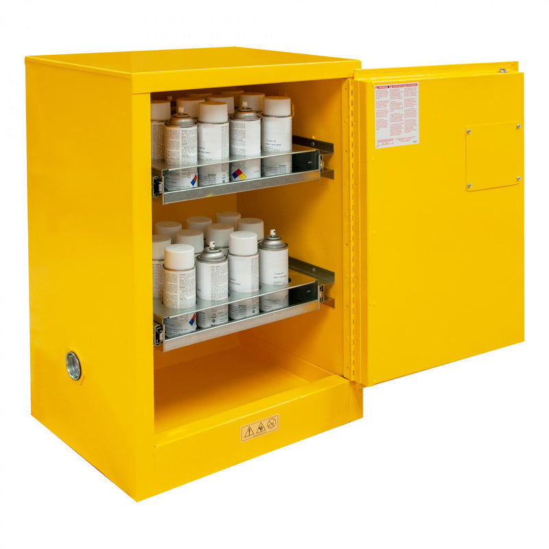 Durham FM Approved, Flammable Storage Cabinet, Accommodates 24 Standard 12 oz. cans, 1 Door