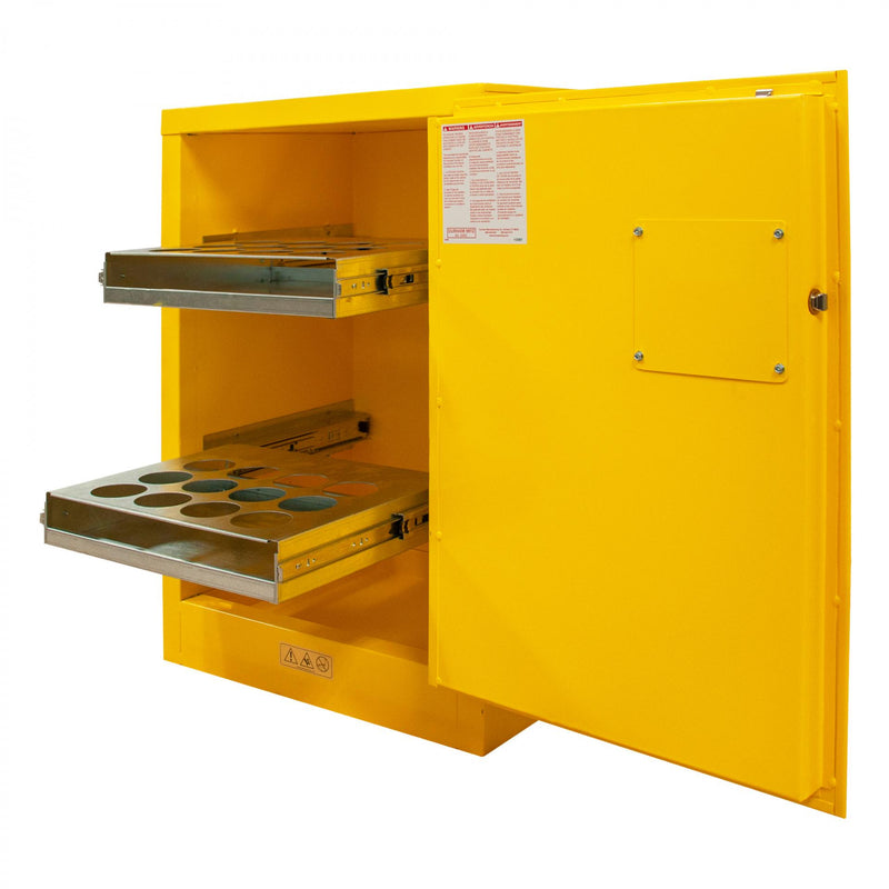 Durham FM Approved, Flammable Storage Cabinet, Accommodates 24 Standard 12 oz. cans, 1 Door