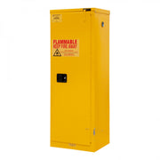 Durham FM Approved, Flammable Storage Cabinet, 22 Gallon, 1 Door, Self Close, 2 Shelves, Safety Yellow