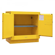 Durham FM Approved, Under Counter, Flammable Storage Cabinet, 22 Gallon, 2 Doors, Manual Close