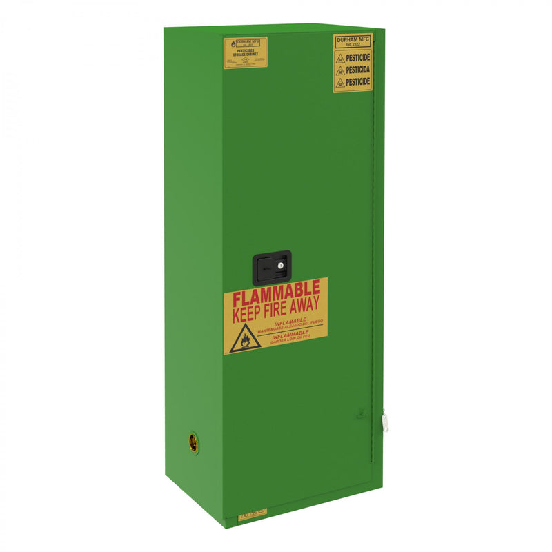 Durham Pesticide Storage, 24 Gallon, Self Close